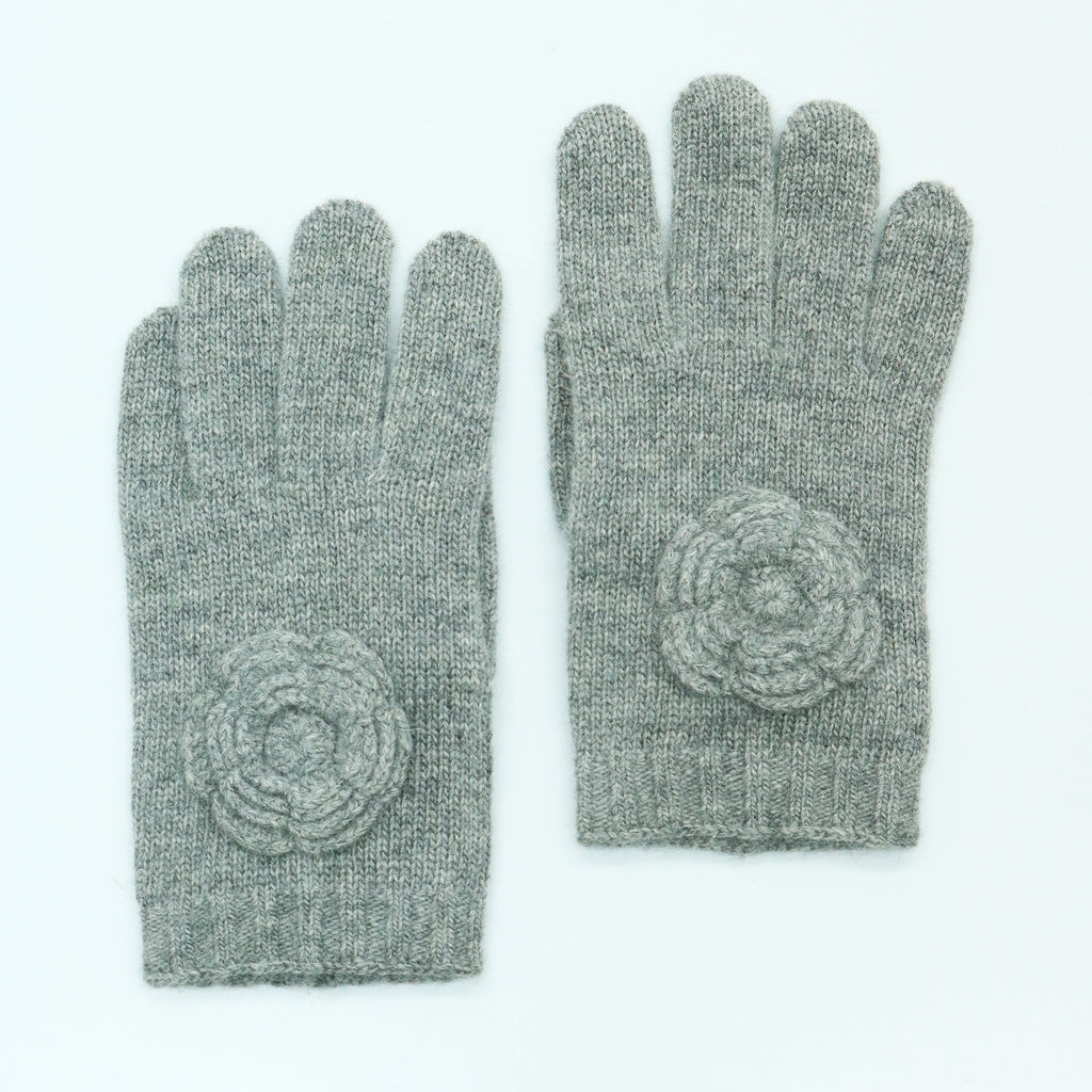 Guantes Táctiles Infantiles con Flor