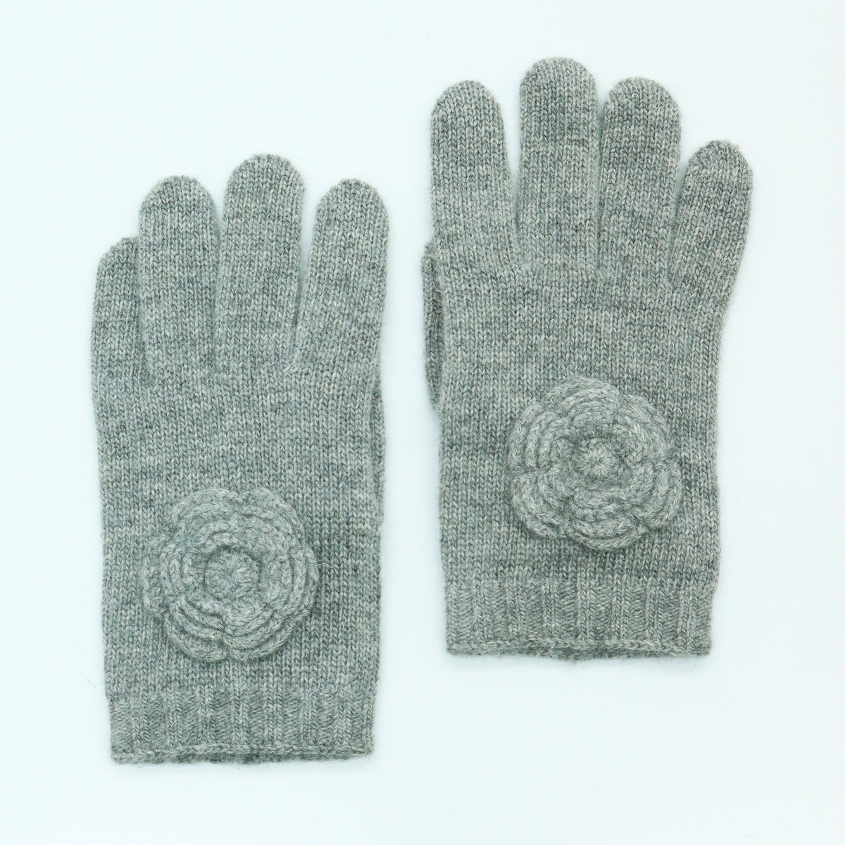 Guantes Táctiles Infantiles con Flor