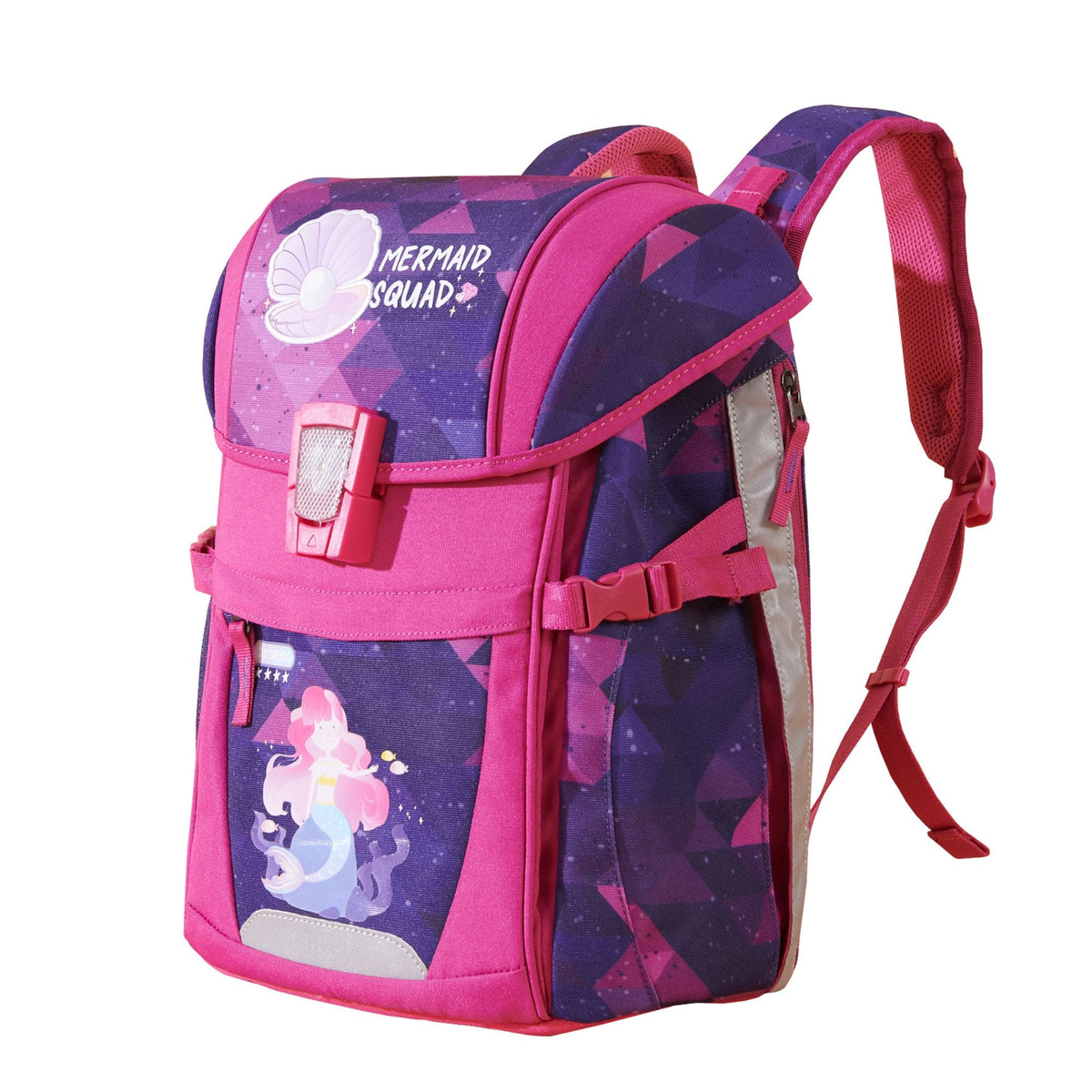 Mochila Escolar Infantil con Broche